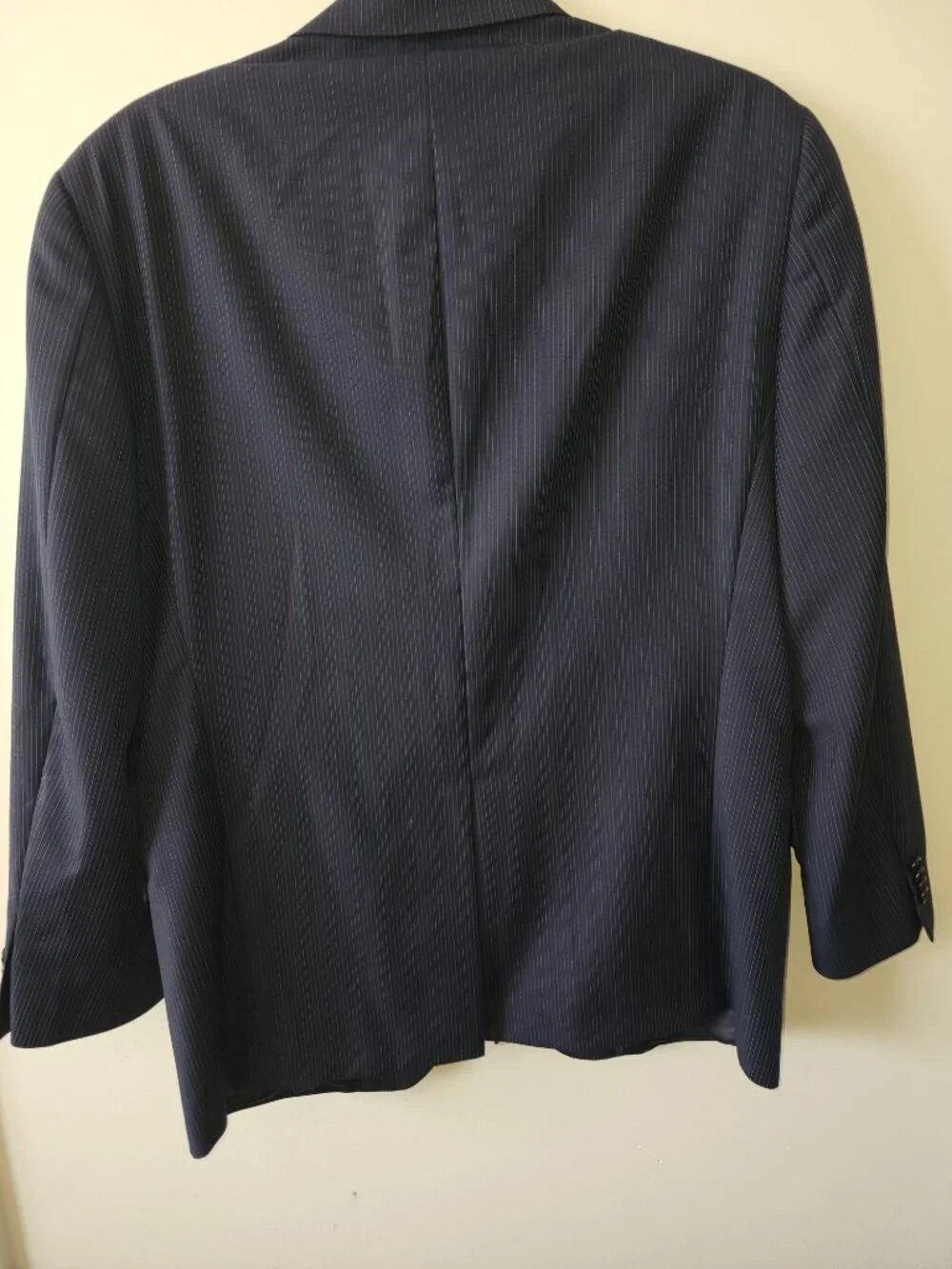 Hart Schaffner & Marx for Dillard’s Men’s Navy Pinstripe Blazer Jacket 42R